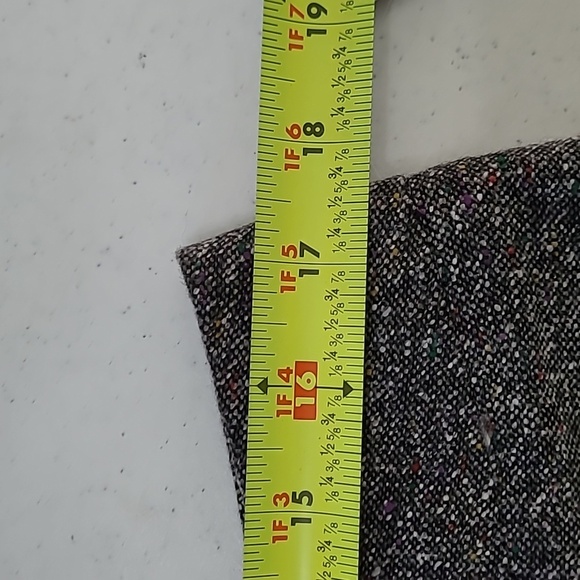 NWT Kim Rogers Textured Black & White Trousers with Random Colorful Dots size 14 - Picture 7 of 10